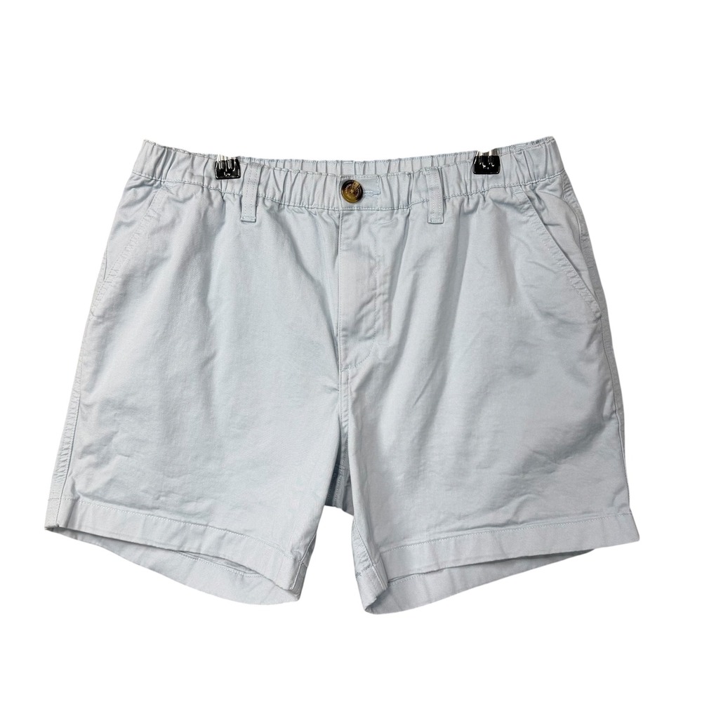 Chubbies Originals Shorts Mens Medium Light Blue Elastic Waist Stretch